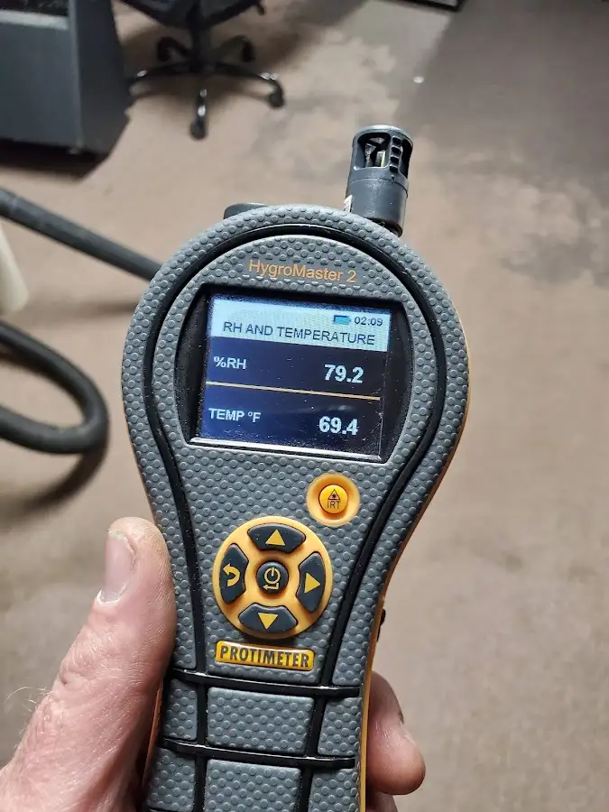 Moisture meter humidity assessment for Fire & Smoke Damage Restoration in Owasso